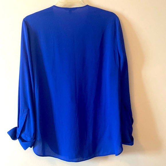 Royal Blue long sleeve top never worn in X/L by George - Picture 3 of 4
